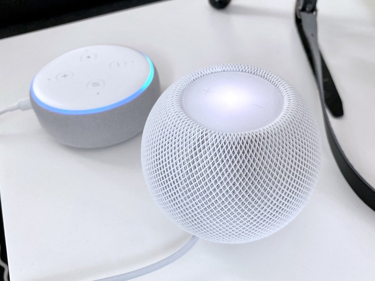 Apple HomePod mini und Amazon Echo Dot (3. Gen) | Foto: konsensor.de